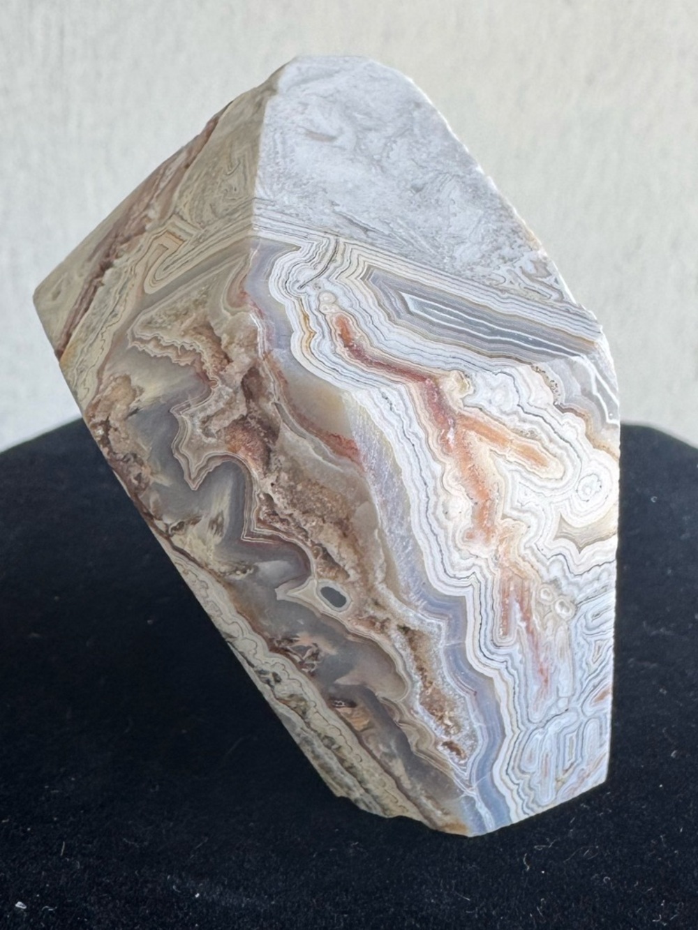 Mexican Crazy Lace Agate polished free form - Picture 5 of 6